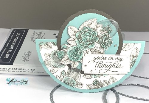 Softly Stippled rocker card