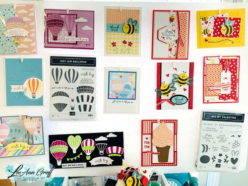 Hot Air Balloon & Bee Mine Valentine board