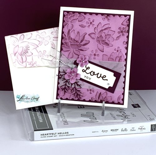 Layered Floral purple