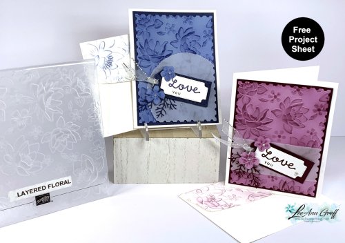 Layered Floral cards