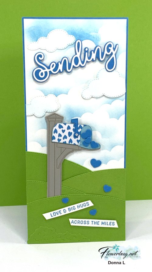 Sending Love postage inside Sending Love postage inside