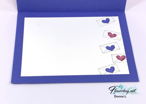 Sending Love postage inside Sending Love postage inside