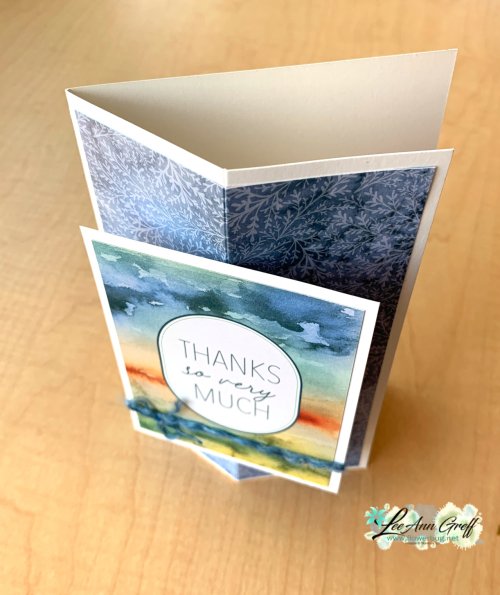 Thoughtful Journey M & More fun fold