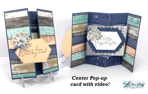 Wildflower Designs center pop up cards