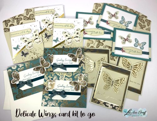 Delicate Wings card kit