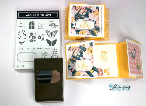 Labeled with Love fun fold 