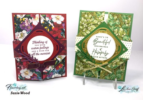 Diamond gatefold cards