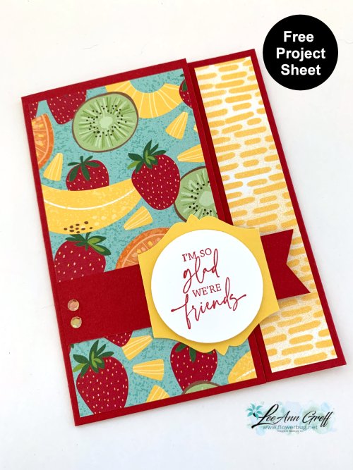 Fruit Salad fun fold 