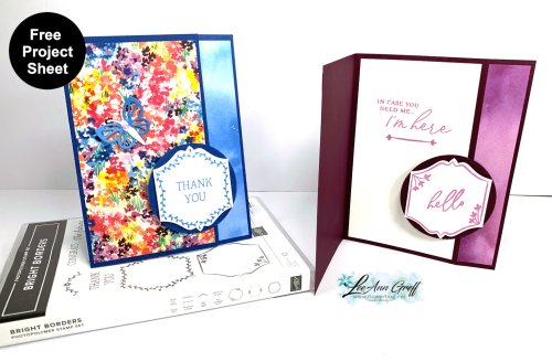 Bright Borders fun fold 