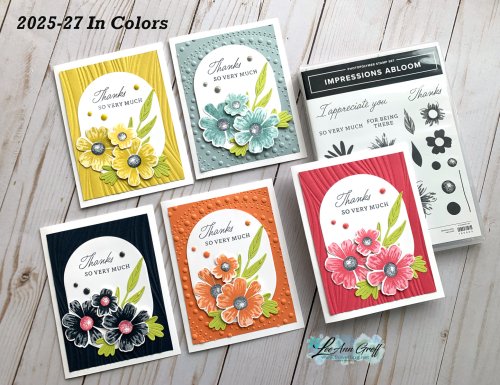 Impressions Abloom in colors .