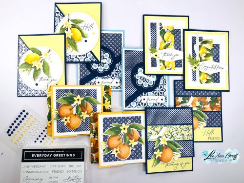 Medaterranean Blooms cards