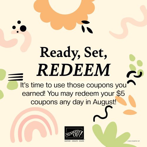 August redeem coupons