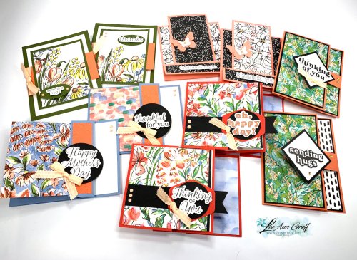 Mixed Media Florals card kit