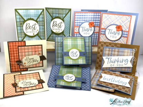 Timeless Plaid cards