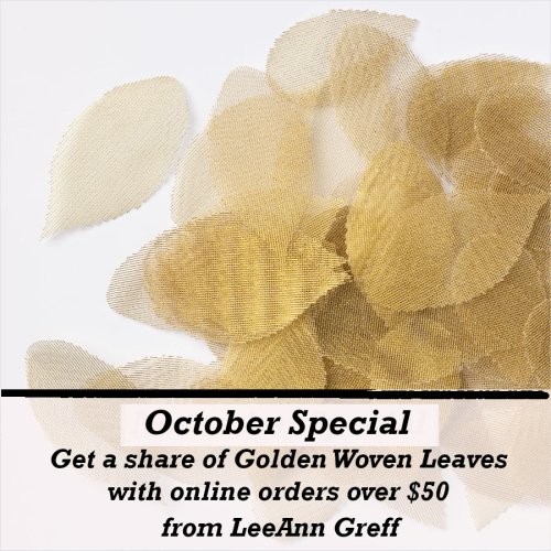 October woven leaves