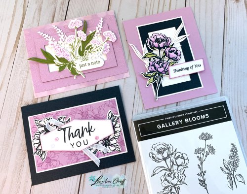Gallery Blooms cards 
