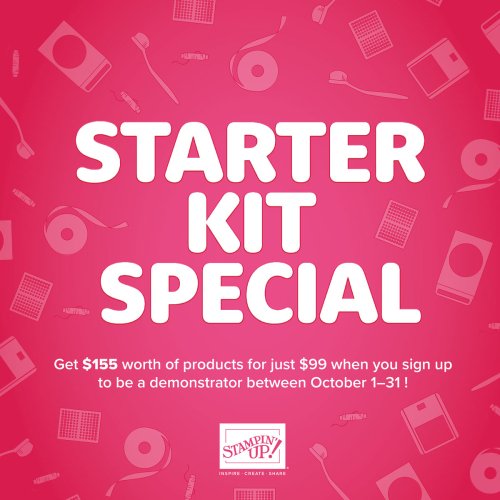 October Starter Kit special
