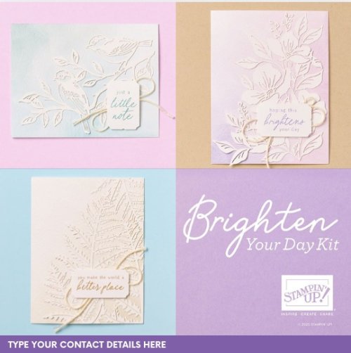 Brighten your day card kit