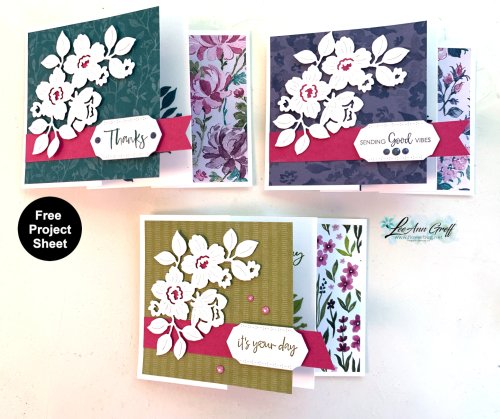 Floral Charm cards 