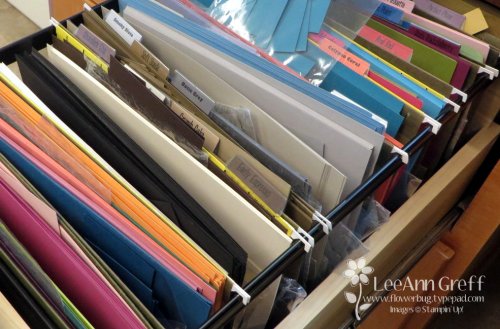 Tips card stock storage