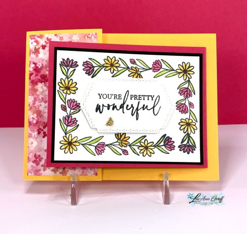 Corner in Bloom fun fold swap