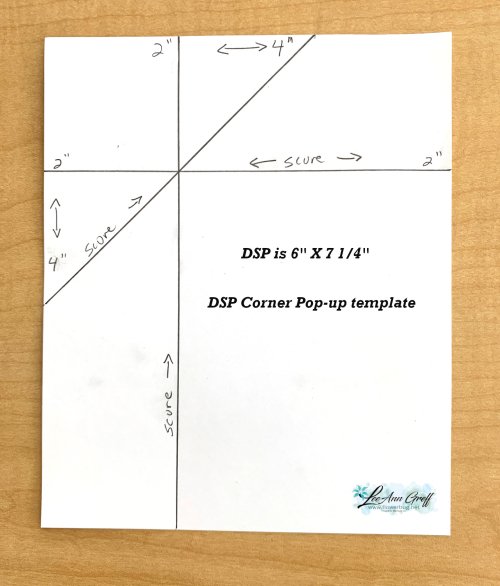 DSP corner pop up template