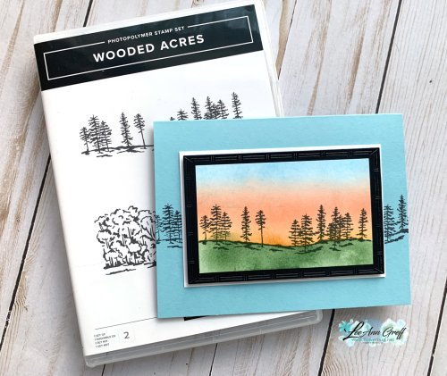 Wooded acres colored