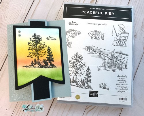 Peaceful Pier fun fold 