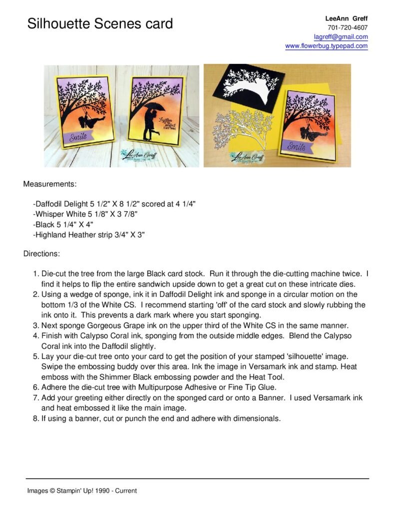 thumbnail of August 2019 Silhouette Scenes card