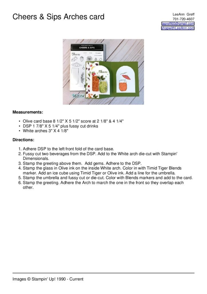 thumbnail of Cheers & Sips Celebratory card