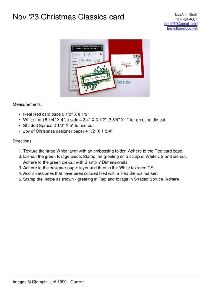 thumbnail of Christmas Classics Nov 23 Club