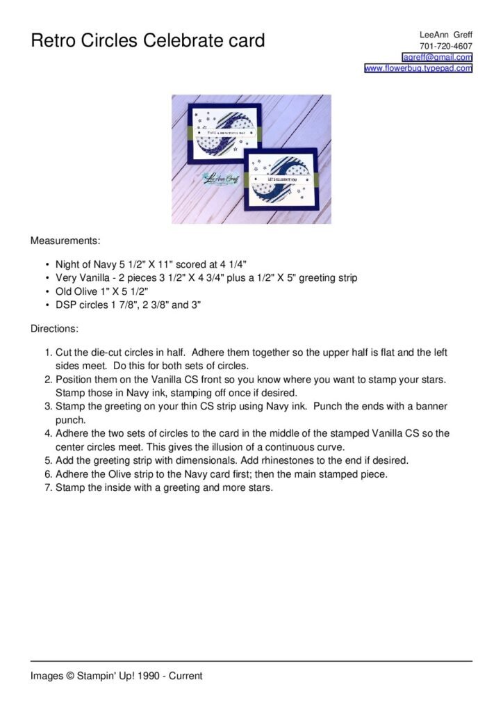 thumbnail of December Retro Circles Celebrate card