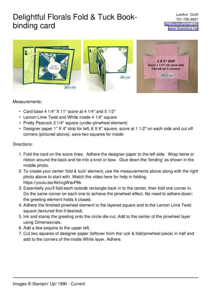 thumbnail of Delightful Florals Book Binding card