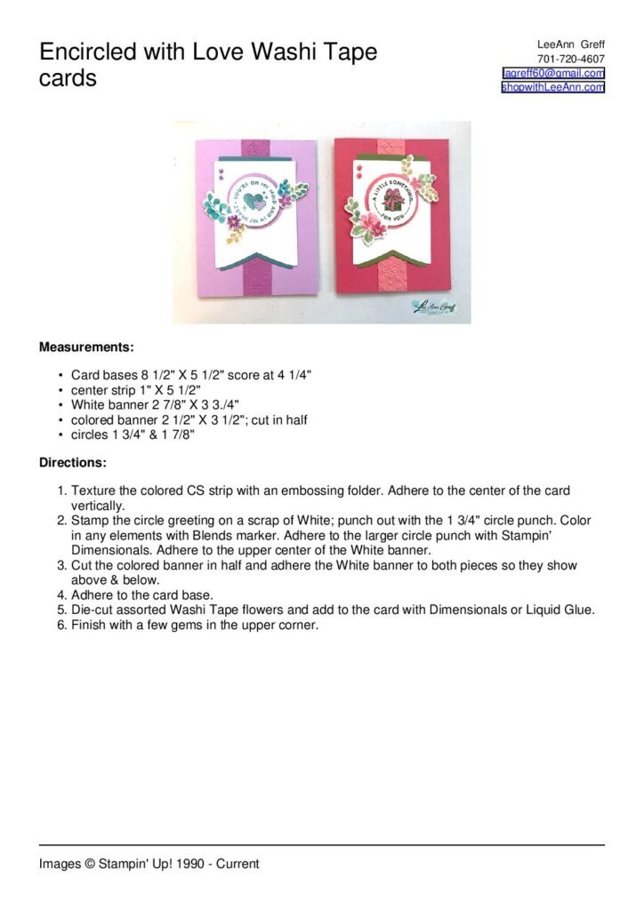 thumbnail of Encircled with Love Banner cards