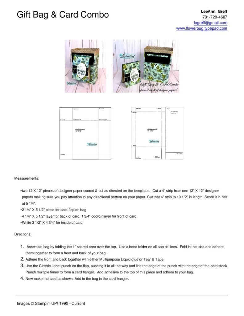 thumbnail of Fall Retreat gift bag & card