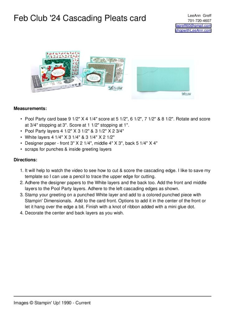 thumbnail of Feb 24 Cascading Pleats card