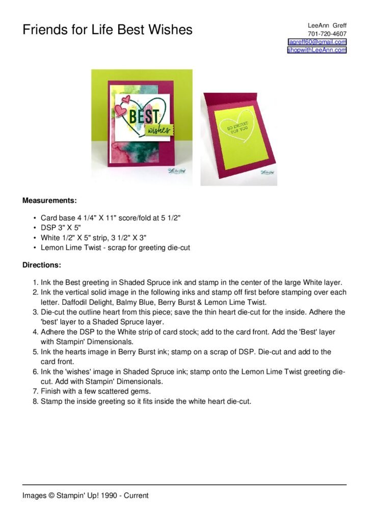 thumbnail of Friends for Life Best Wishes