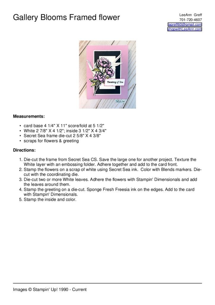 thumbnail of Gallery Blooms Framed flower