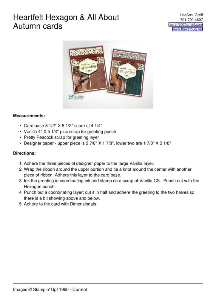 thumbnail of Heartfelt Hexagon & All About Autumn DSP