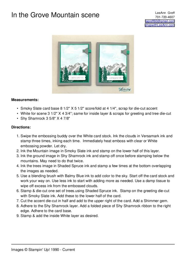 thumbnail of In the Grove Mountain scene