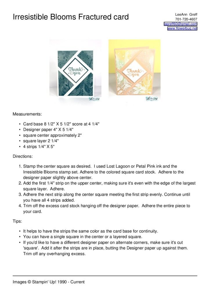 thumbnail of Irresistible Blooms Fractured card