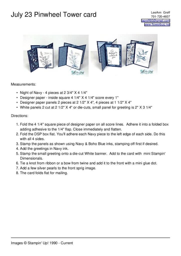 thumbnail of July 23 Pinwheel Tower card