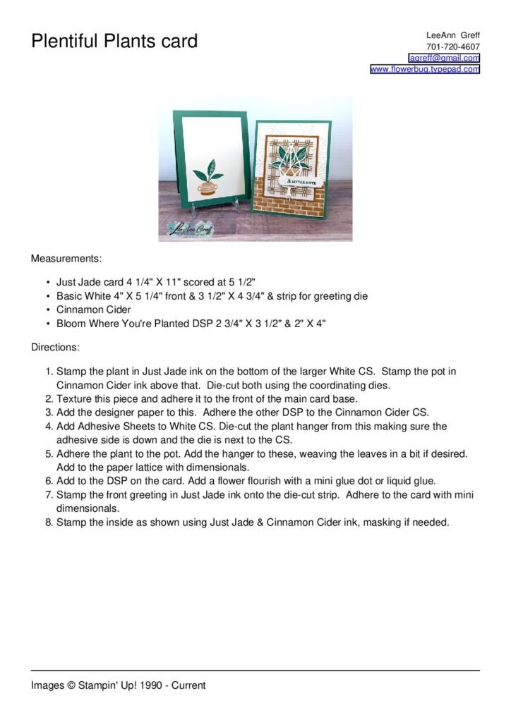 thumbnail of July Plentiful Plants