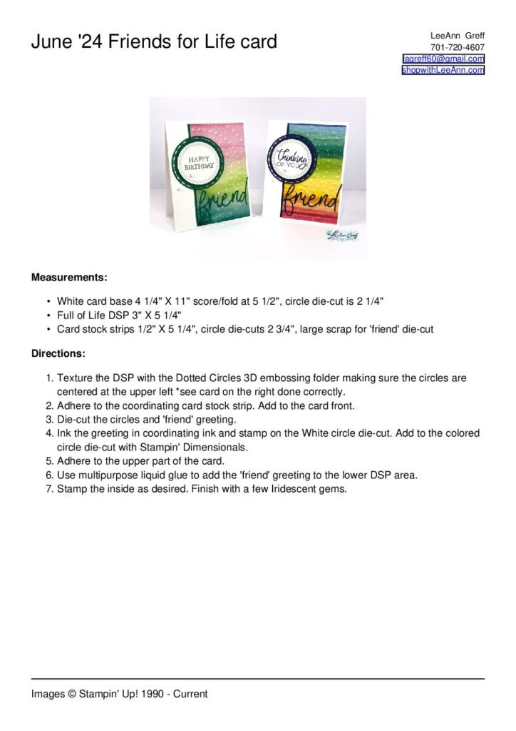 thumbnail of June Friends for Life club