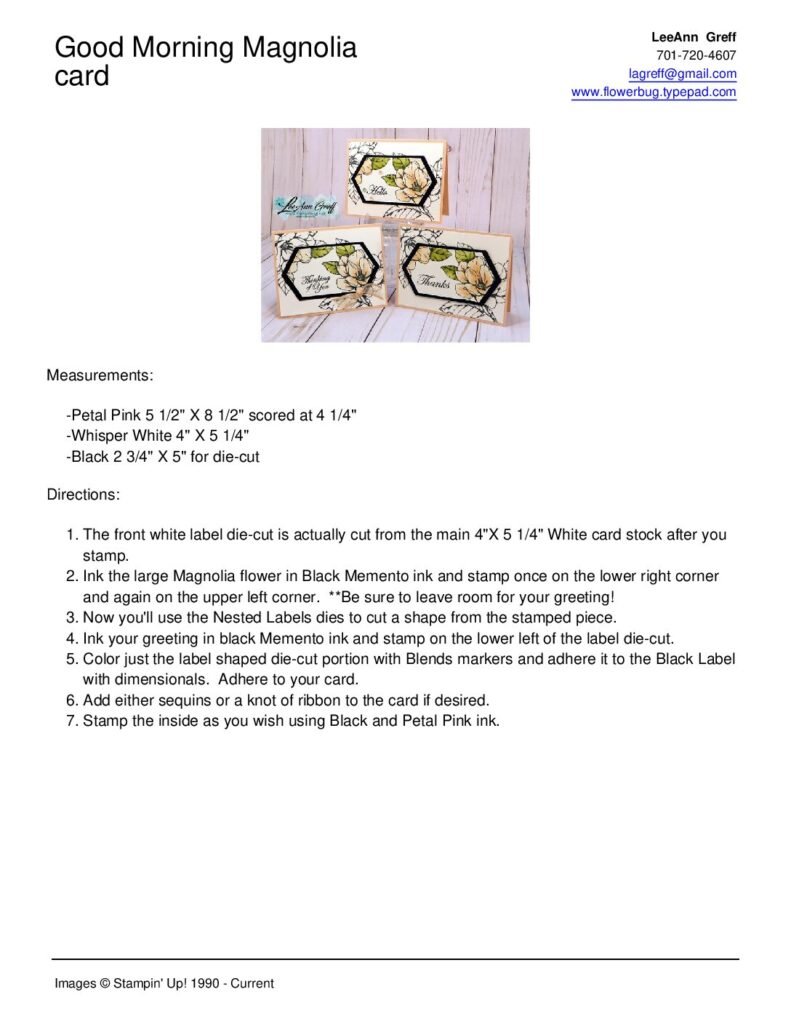 thumbnail of June Good Morning Magnolia