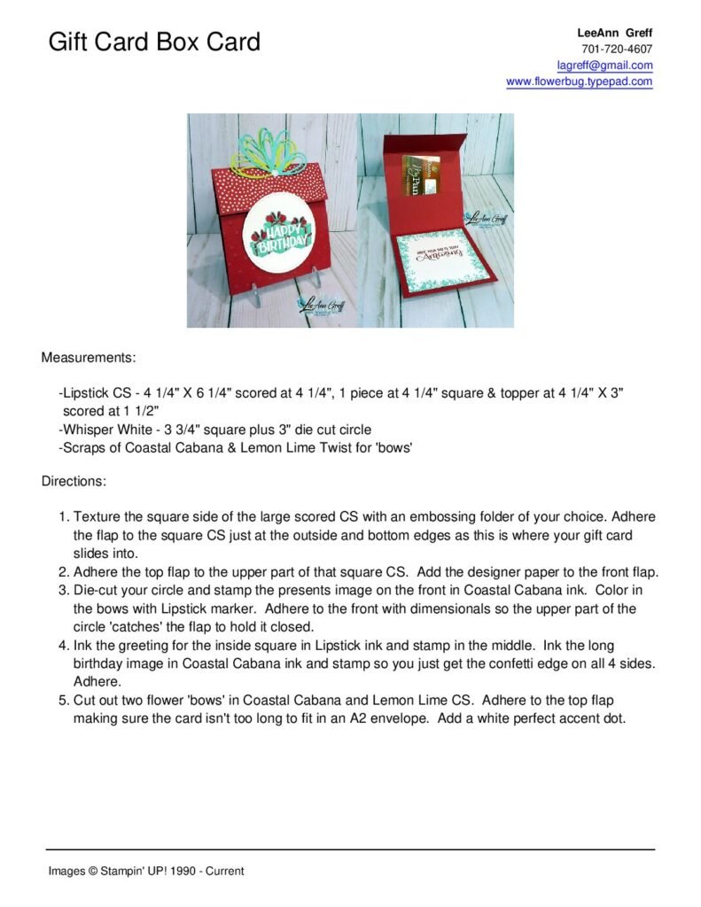 thumbnail of June Present Gift Card