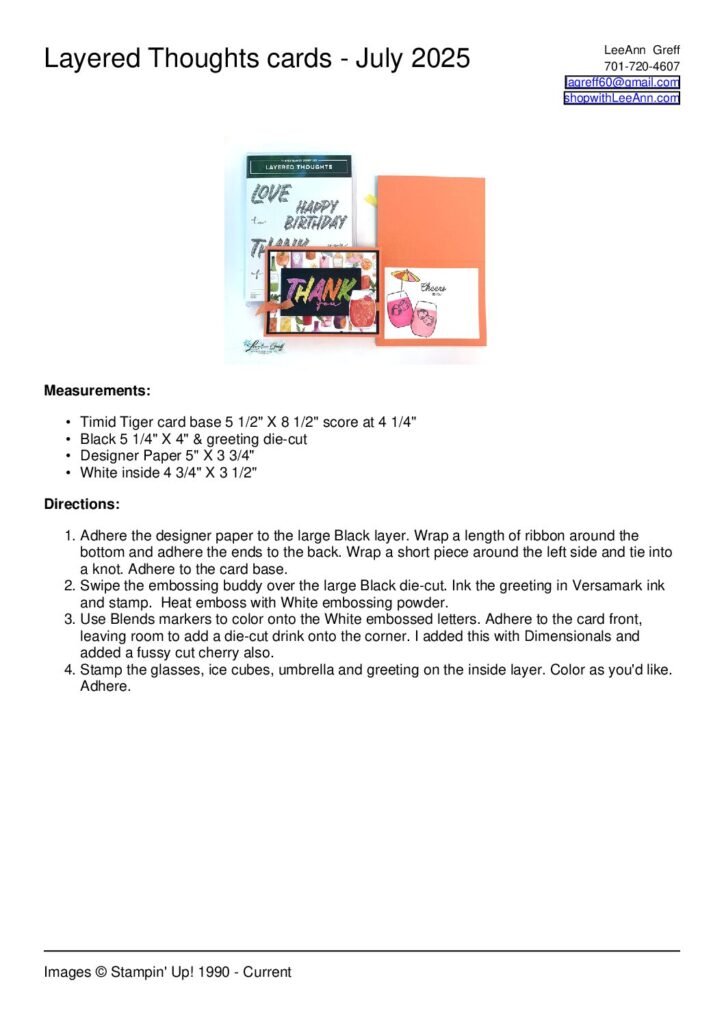 thumbnail of Layered Thoughts July 2025