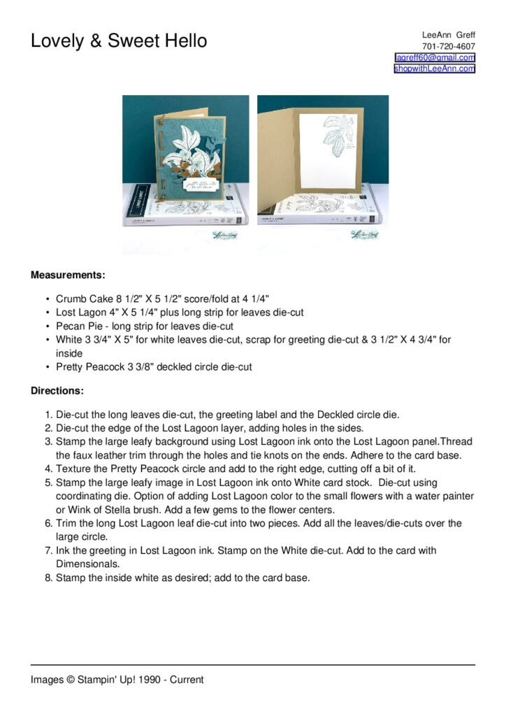 thumbnail of Lovely & Sweet Hello