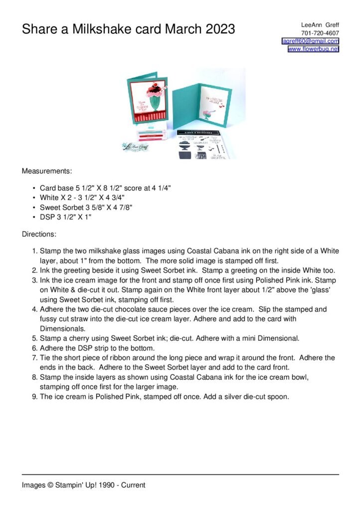 thumbnail of March 23 Share a Milkshake