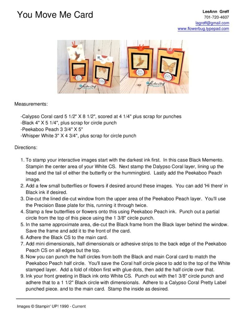 thumbnail of May You Move Me card